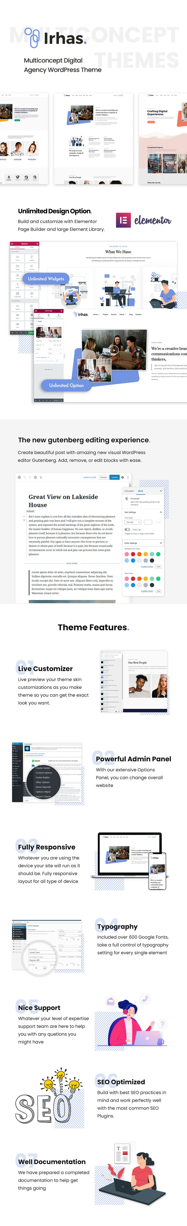 Irhas | Multi-concept Digital Agency WordPress Theme - 4